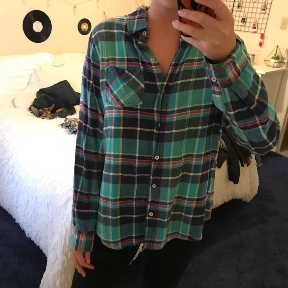Teal Flannel